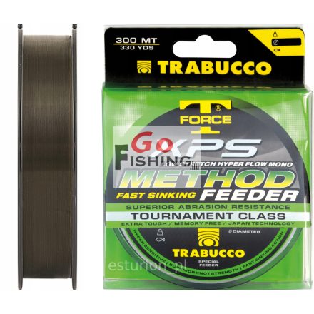 Trabucco T-Force Xps Method Feeder 300 m 0,18 mm zsinór