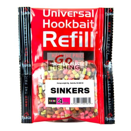 Sinkers Mixed Colours 4mm Refill