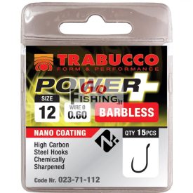 Trabucco Power + szakállnélküli horog, méret: 16