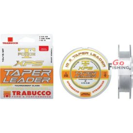  Trabucco T-Force Xps Taper Leader 10*15 m 0,57-0,23 mm elvékonyodó távdobó előke