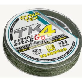   Trabucco DynaTex TK4 Tekno Braid MG 150m 0,18 (#1.2) 22lbs, fonott zsinór