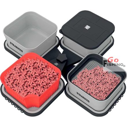 Trabucco Baitsafe System & Waiter Bundle, csalitartó doboz szett
