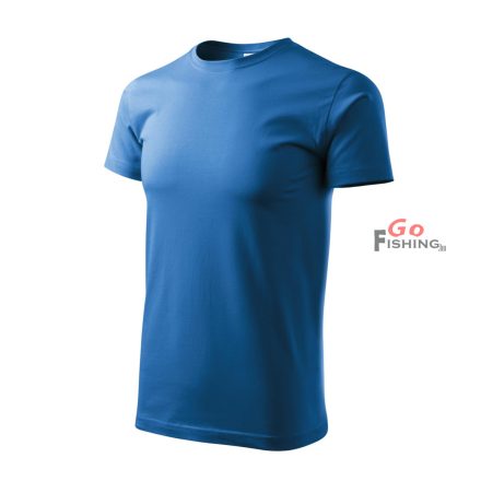 MALFINI® Basic Férfi azúrkék póló 2XL