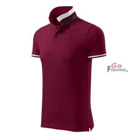 MALFINI Premium® Collar Up Férfi garnet Galléros póló XL