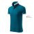 MALFINI Premium® Collar Up Férfi petrol kék Galléros póló XL