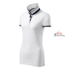 MALFINI Premium® Collar Up Női fehér Galléros póló 2XL