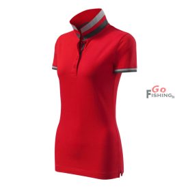   MALFINI Premium® Collar Up Női F1 piros Galléros póló XS