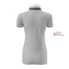 MALFINI Premium® Collar Up Női ezüstszürke Galléros póló 2XL