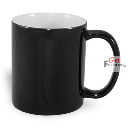 Fekete bögre 330 ml